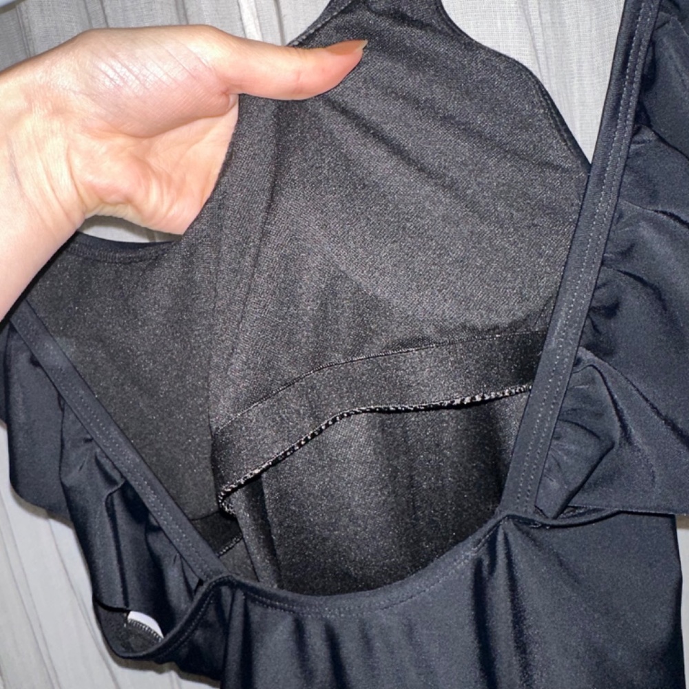 Black Ruffle Bathing suit - Picture 7 of 9